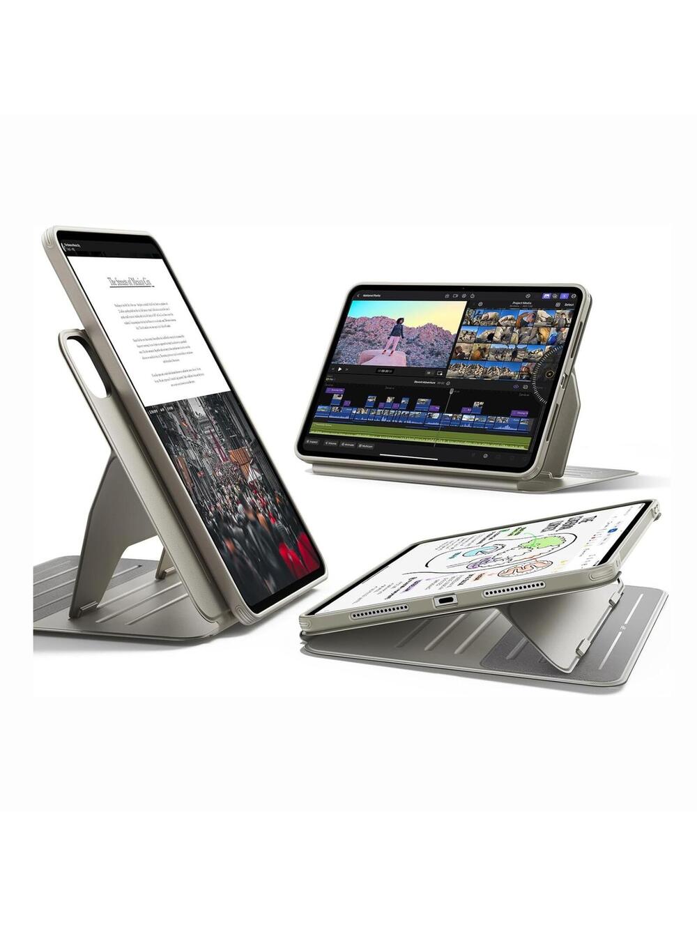 ESR iPad Pro 13 in Case (M5/M4) 2025/2024 Rotating Case Removable Magnetic Cover